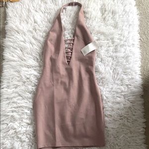 Tobi halter cut dress